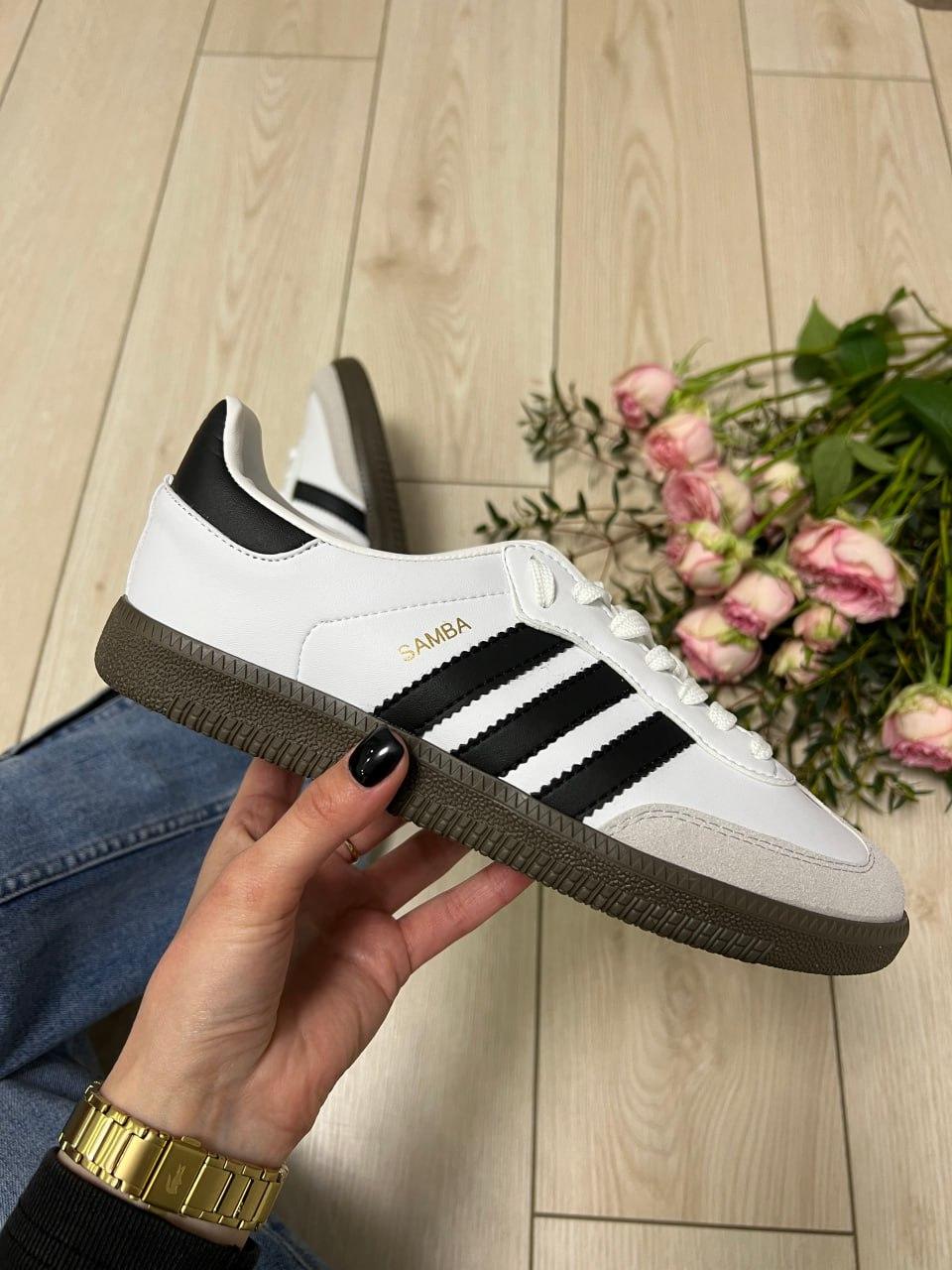 Adidas Samba Vegan Low White Black Tur