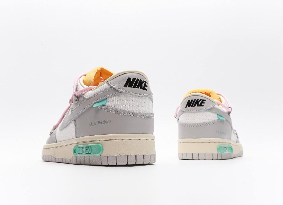 Nike Dunk x OFF WHITE Grey Pink
