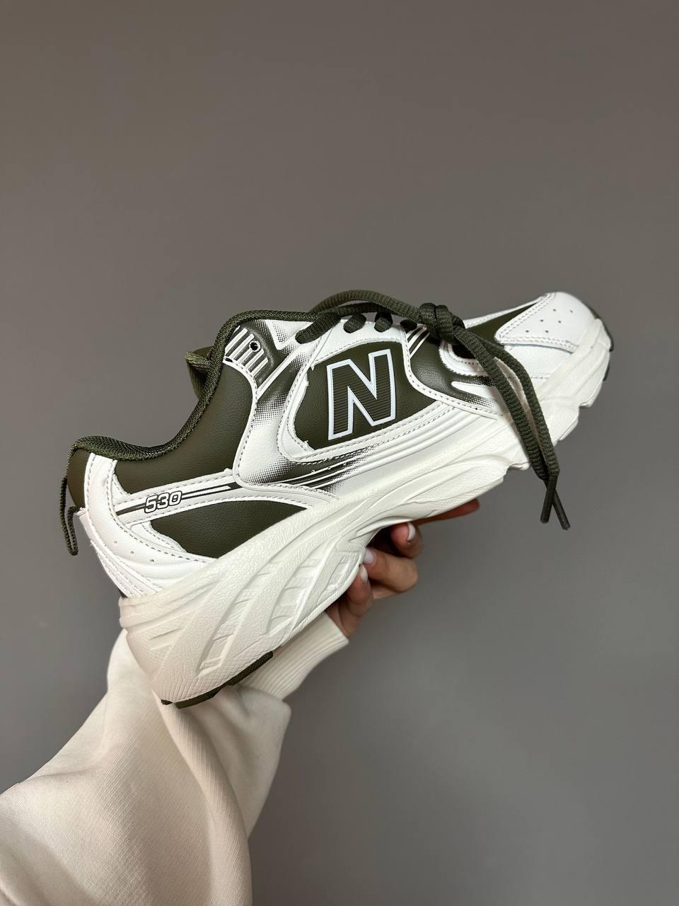 New Balance 530 Khaki White
