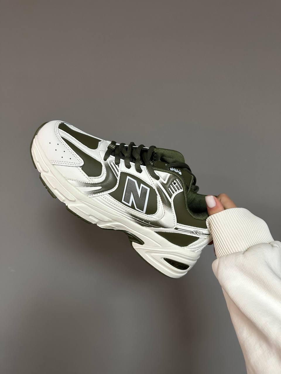 New Balance 530 Khaki White