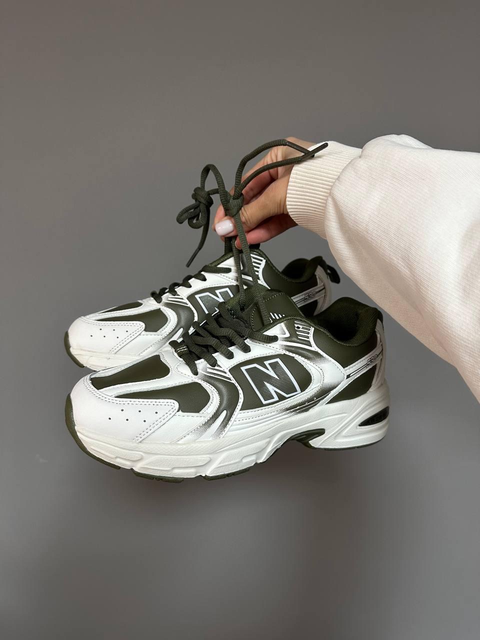 New Balance 530 Khaki White