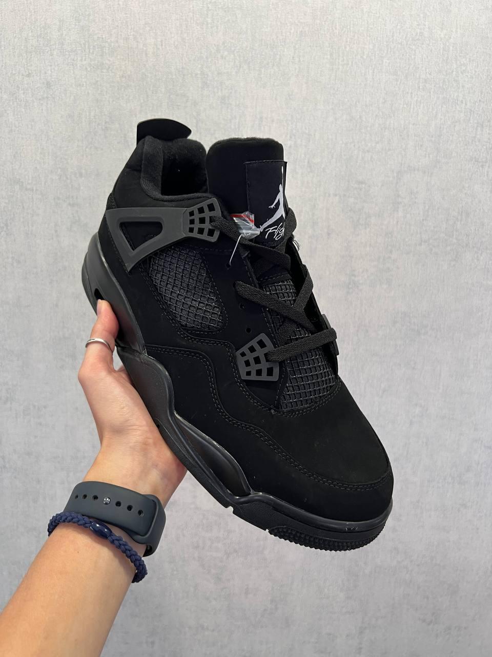Air Jordan 4 Retro - Black Cat (резина)