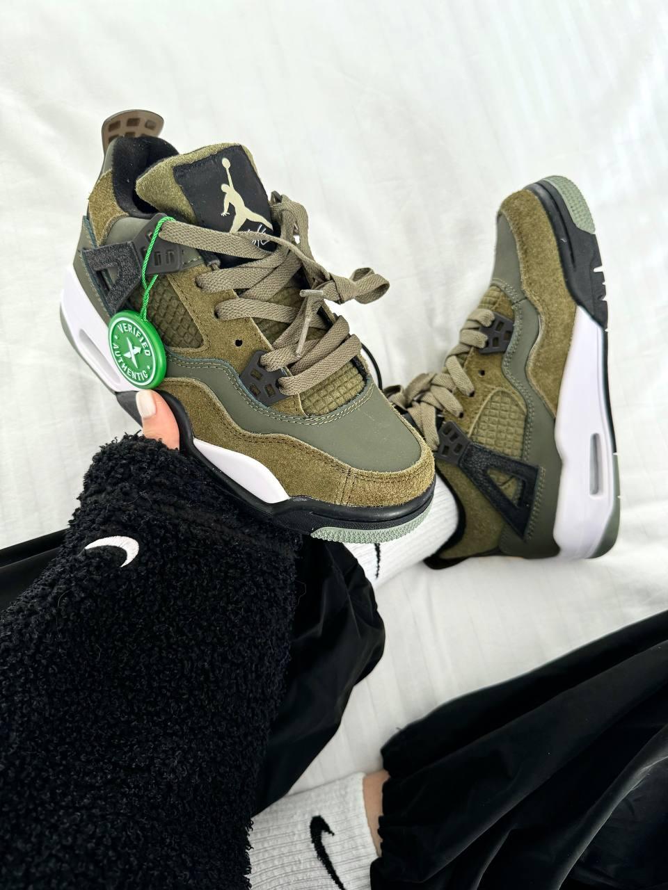 NIKE AIR JORDAN 4 CRAFT OLIVE 