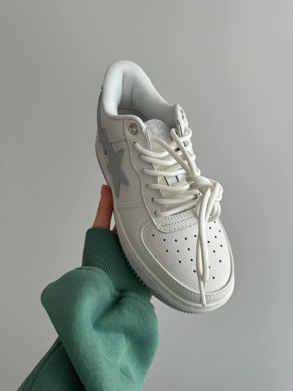 A BATHING APE BAPE STA WHITE / GREY