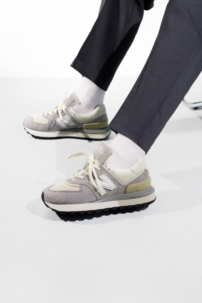 New Balance 574 Legacy Beige Grey White