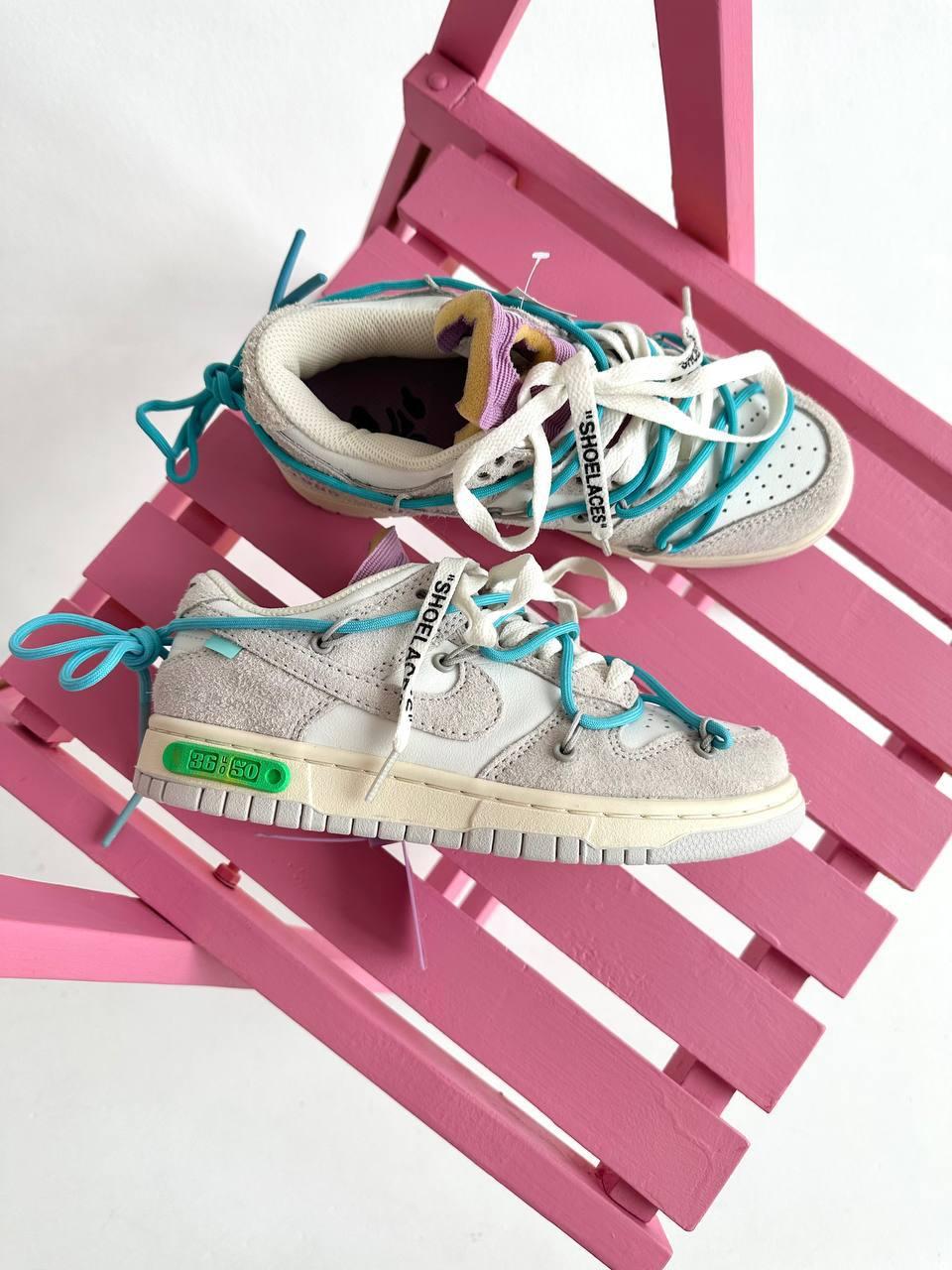 NIKE SB DUNK LOW x OFF WHITE LOT 36:50
