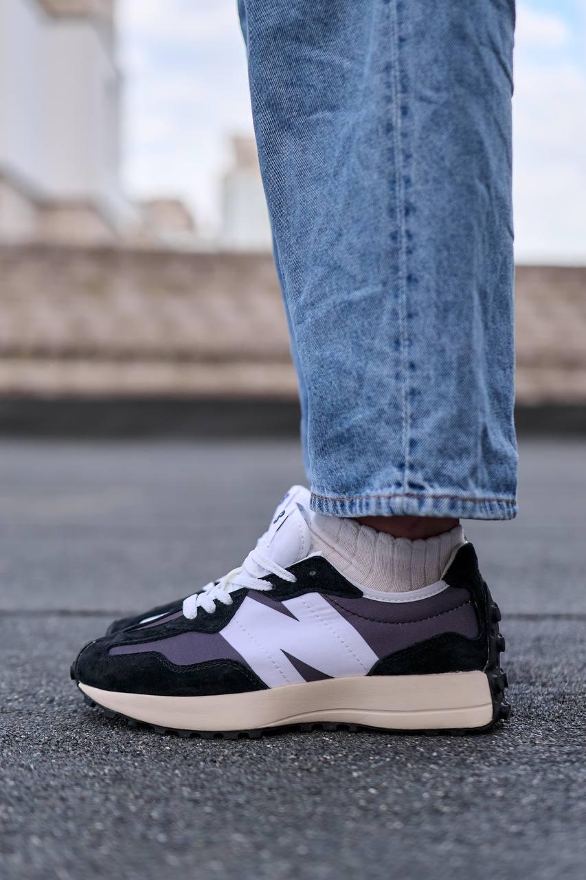 New Balance 327 Black White Premium