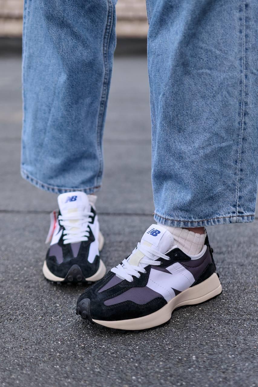 New Balance 327 Black White Premium