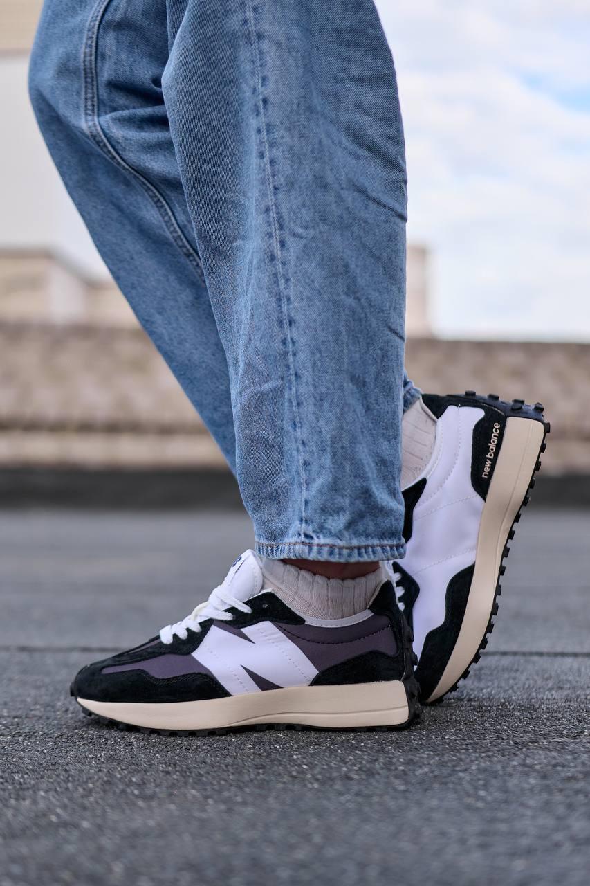 New Balance 327 Black White Premium