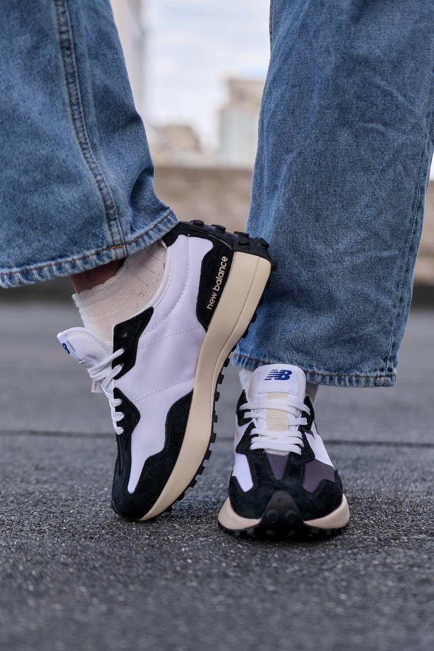 New Balance 327 Black White Premium