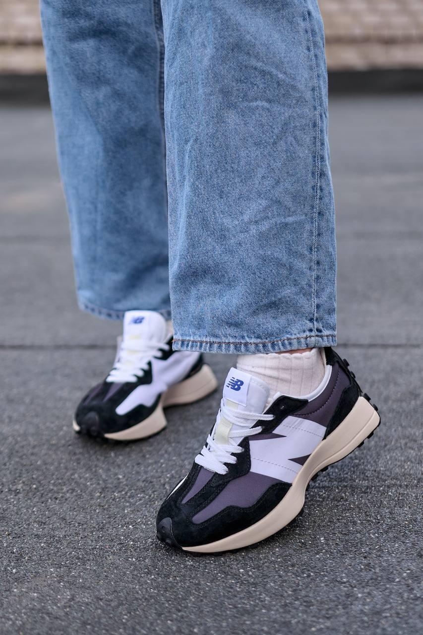 New Balance 327 Black White Premium