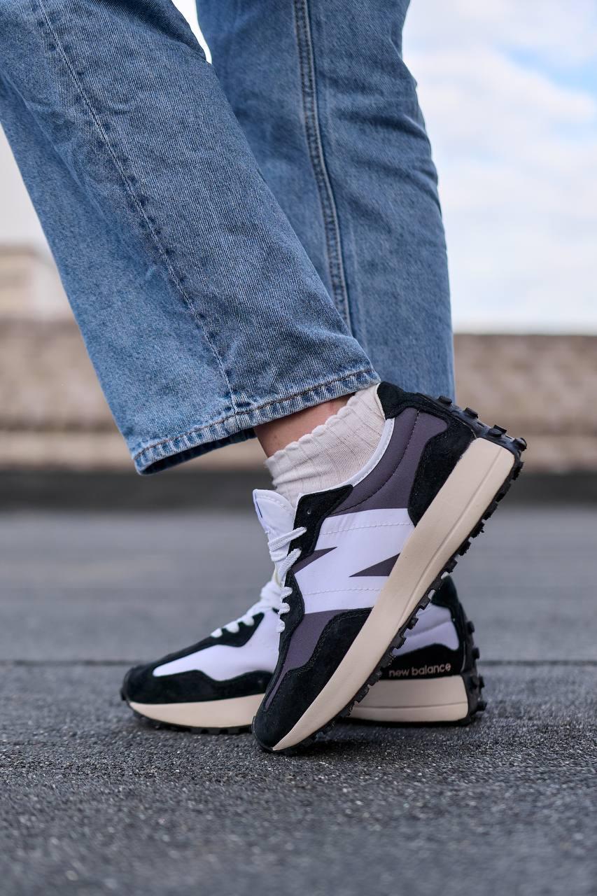 New Balance 327 Black White Premium