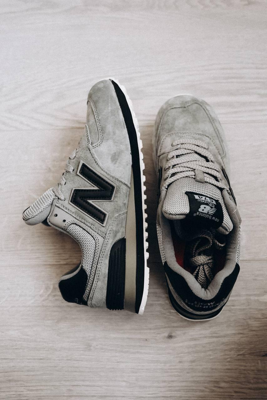 New Balance 574 Grey Black V2