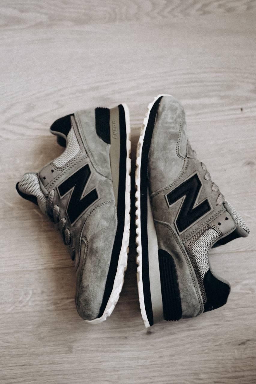 New Balance 574 Grey Black V2