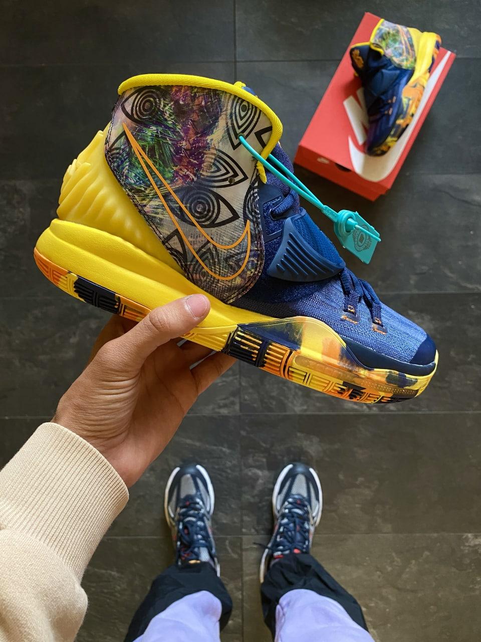 Nike Kyrie 6 Yellow Blue v2