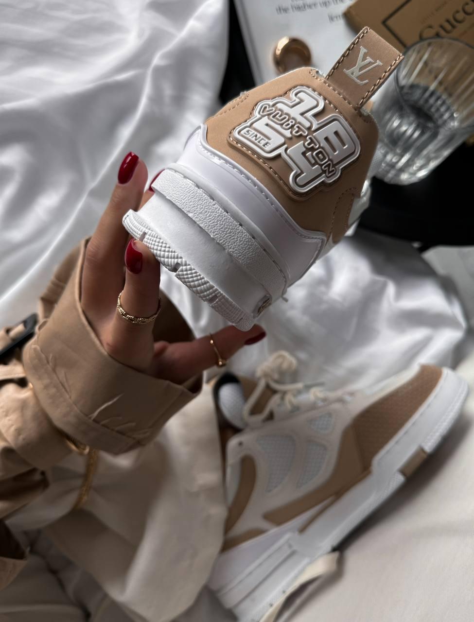 Louis Vuitton Skate Sneaker Beige White