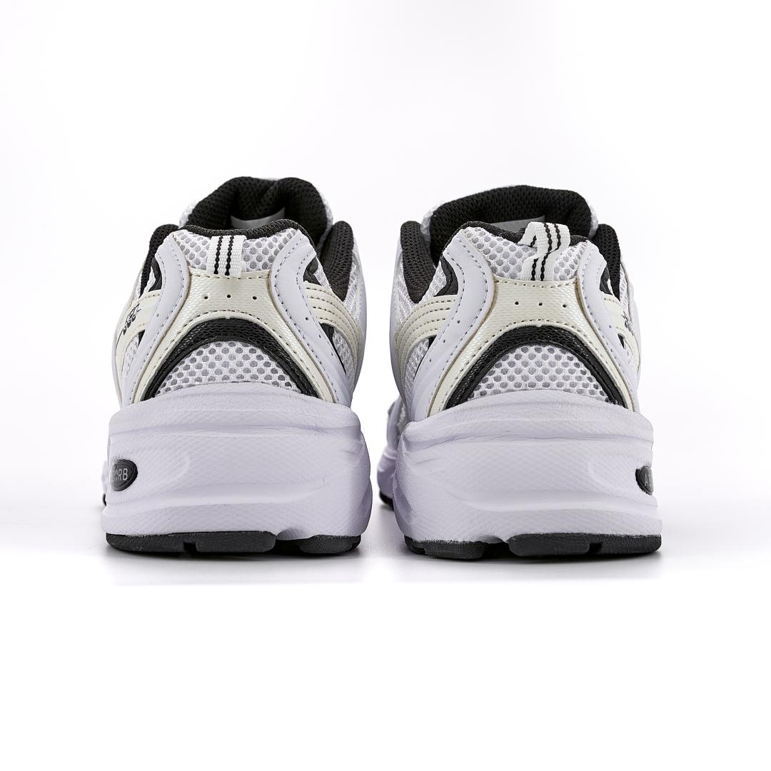 New Balance 530 White Black Logo v2