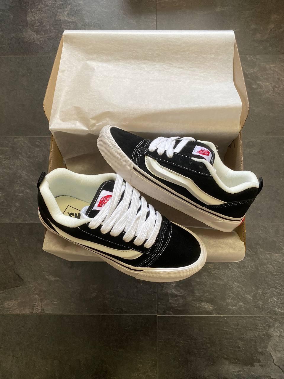 Vans KNU Skool Black White