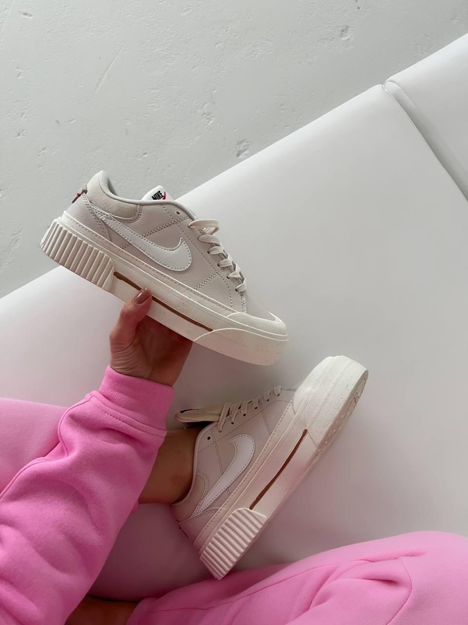 Nike Court Legacy White Beige