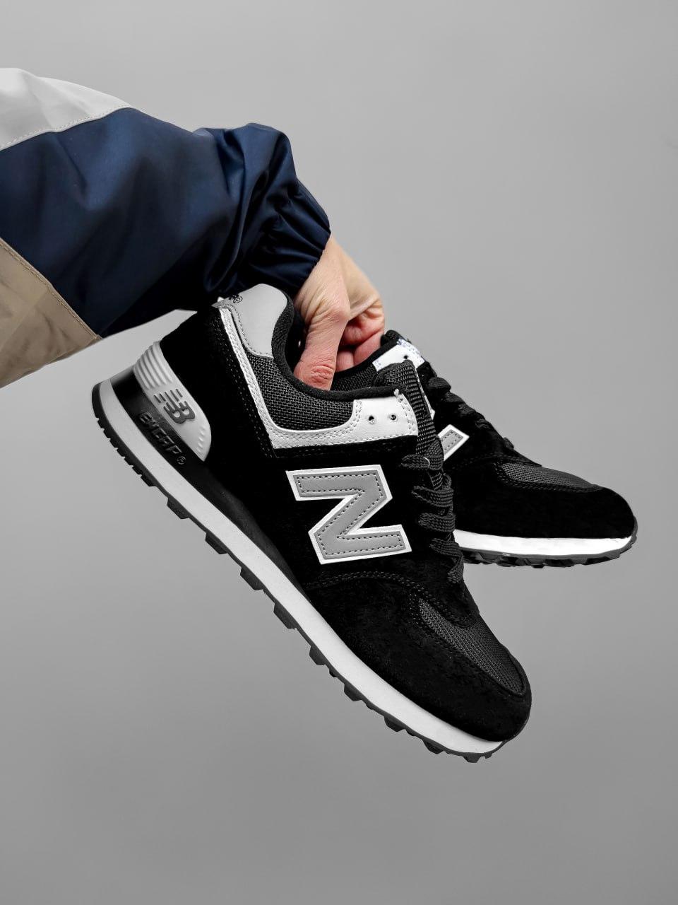 New Balance 574 Black/White