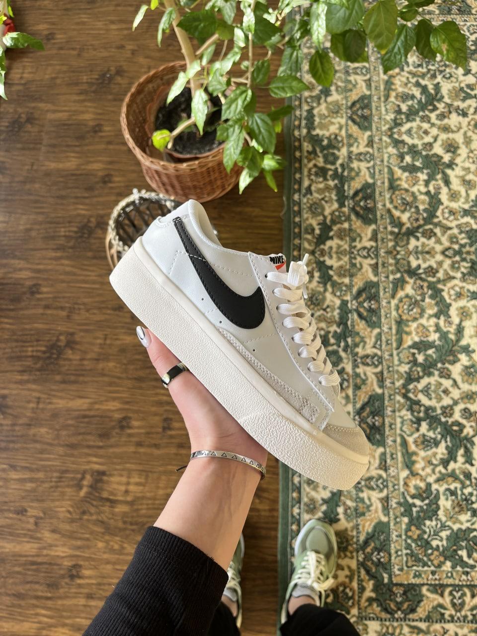 Nike Blazer Low Platform White