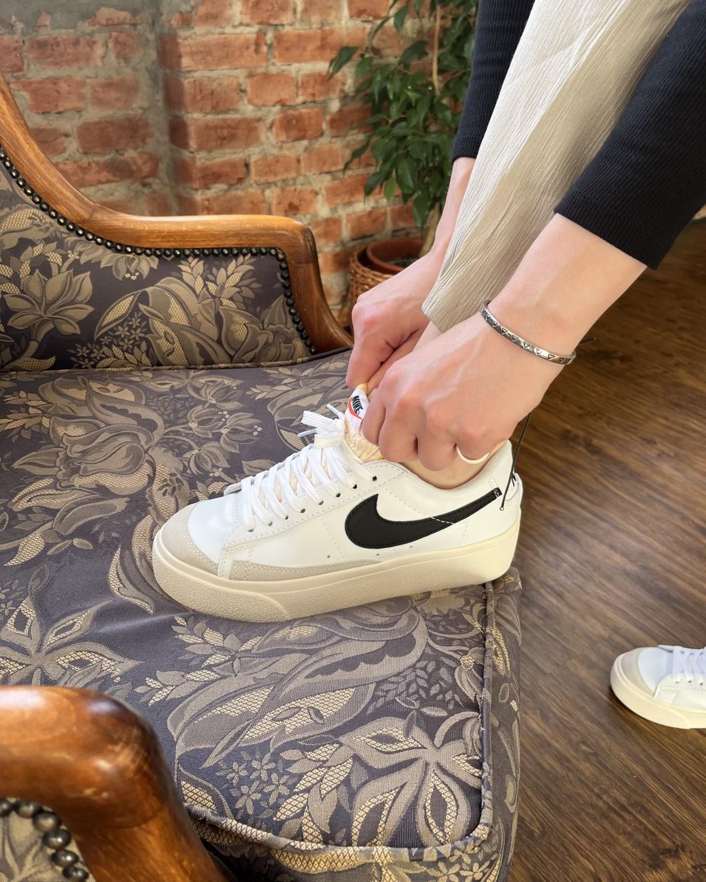 Nike Blazer Low Platform White
