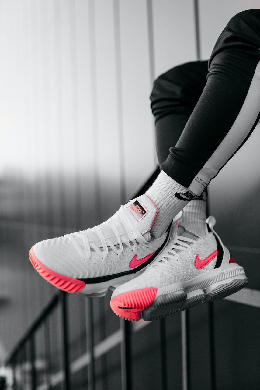 Nike LeBron 16 White Pink