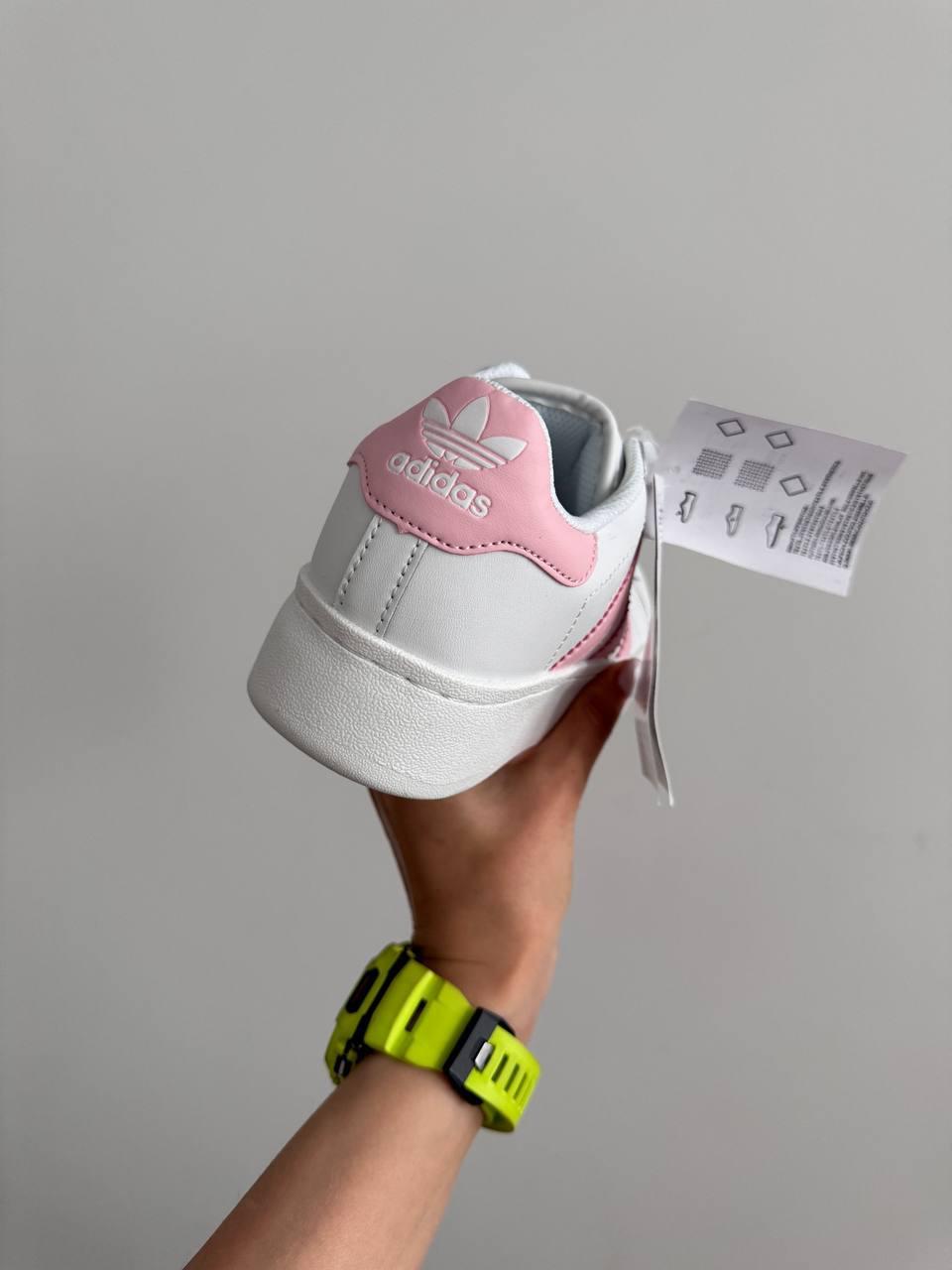 Adidas Superstar Platform White Pink