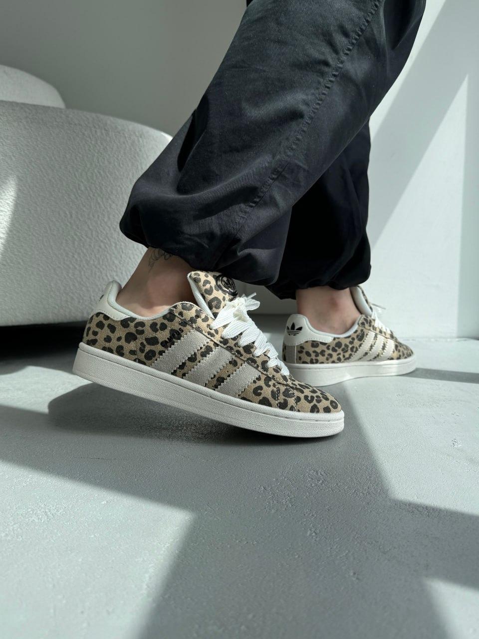 Adidas Campus 00s White Leopard