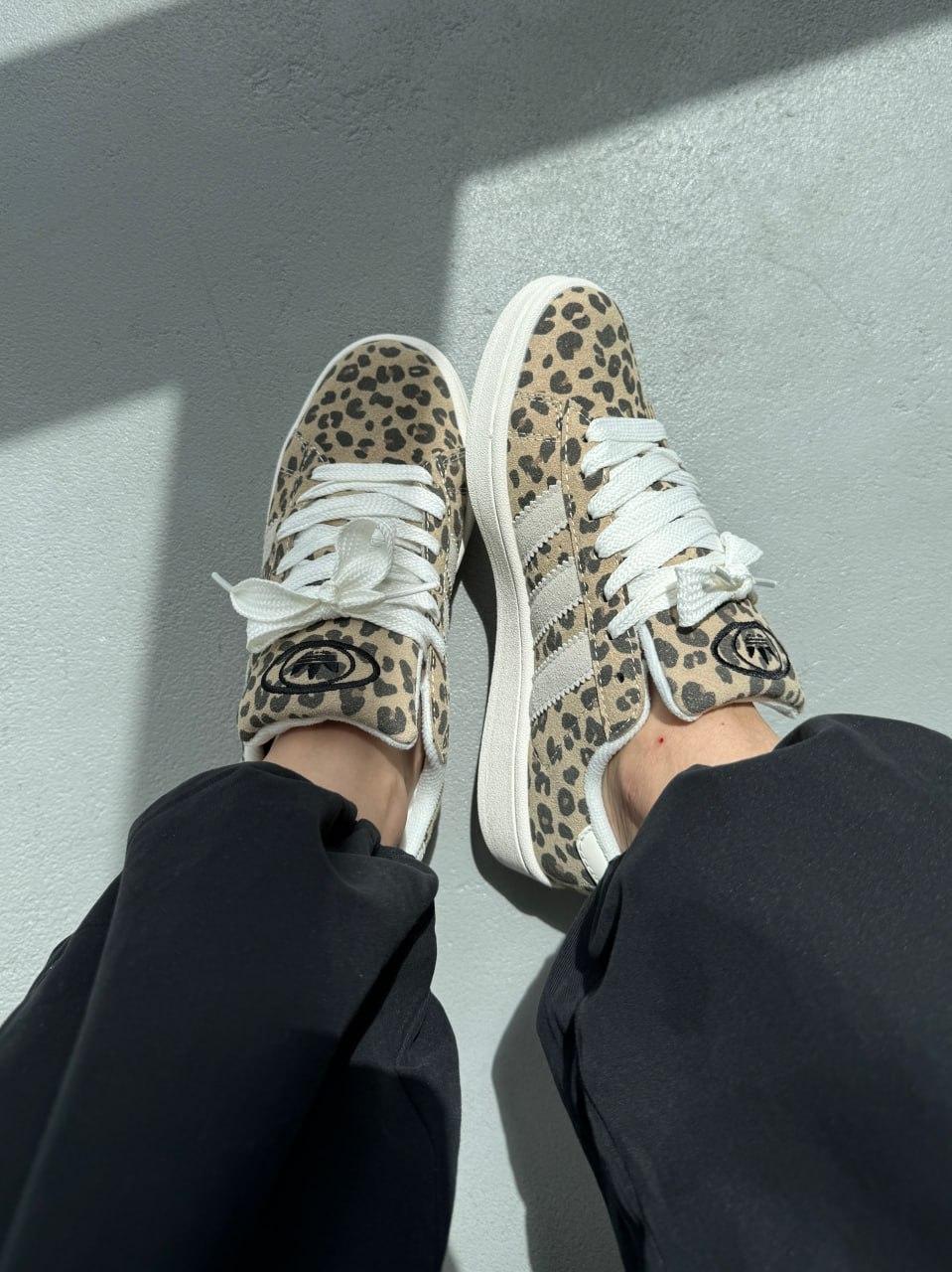 Adidas Campus 00s White Leopard