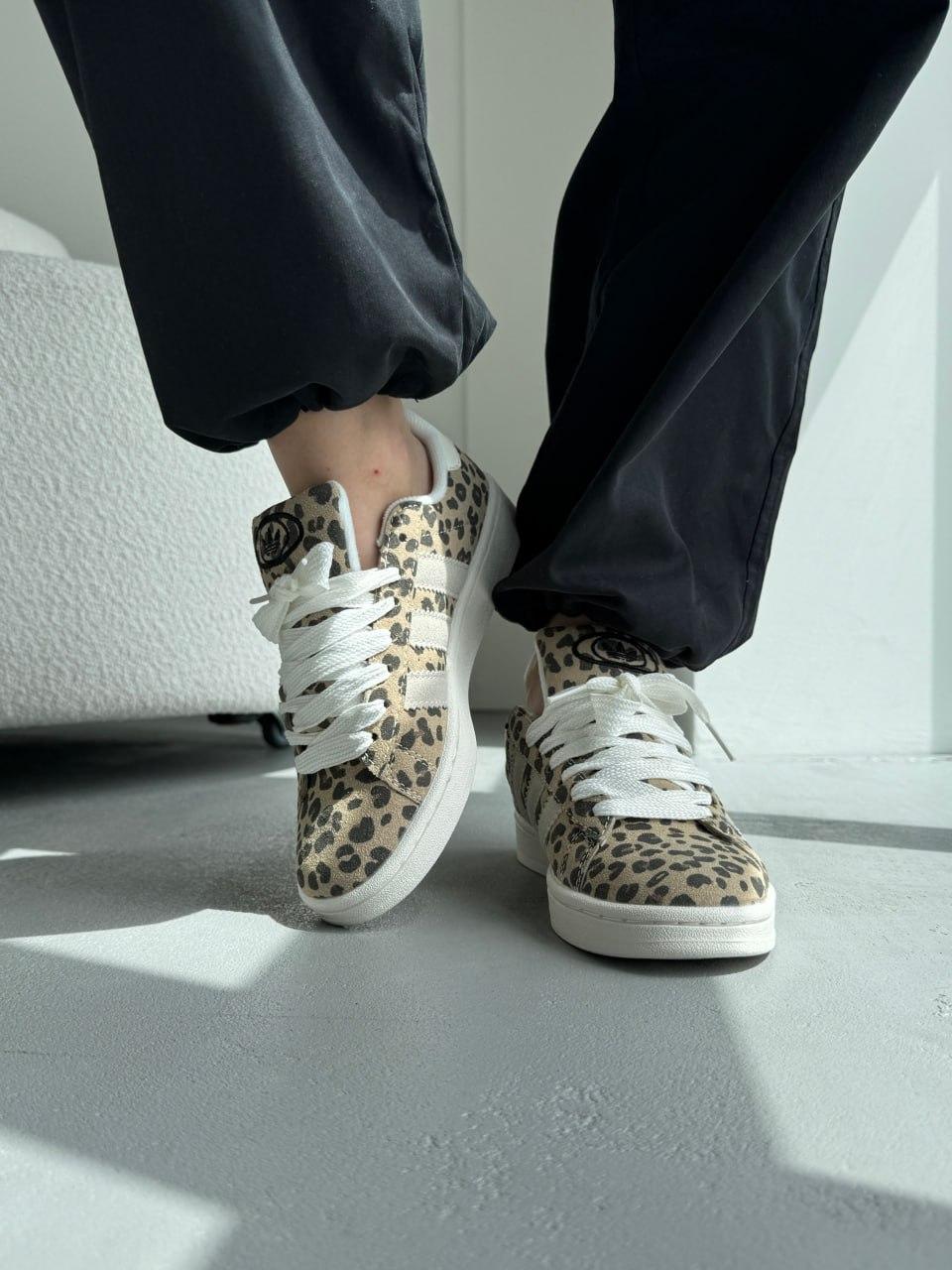 Adidas Campus 00s White Leopard