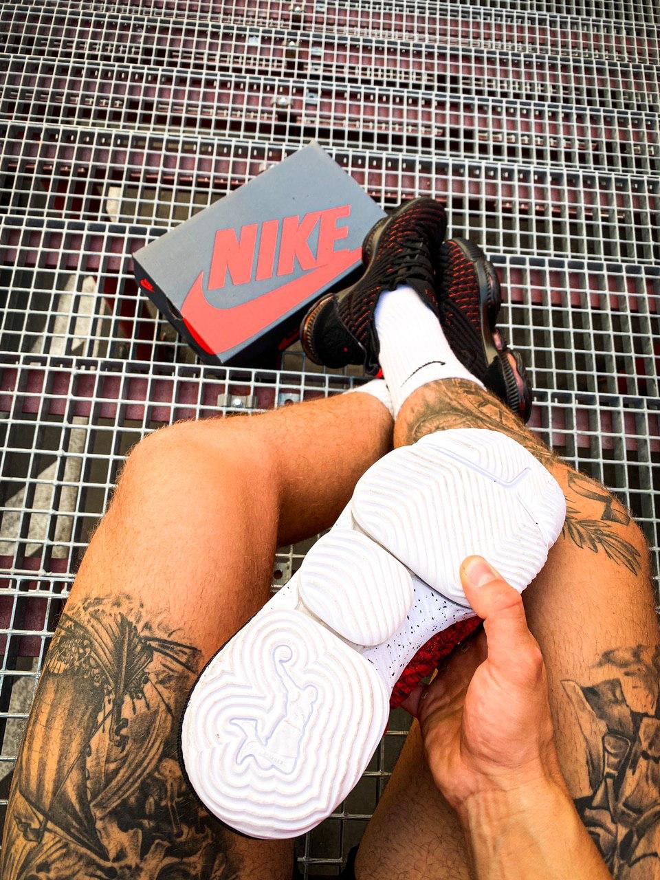 Nike LeBrone 16 White Red Black