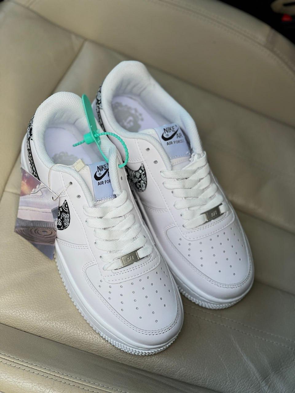Nike Air Force 1 Bandana White