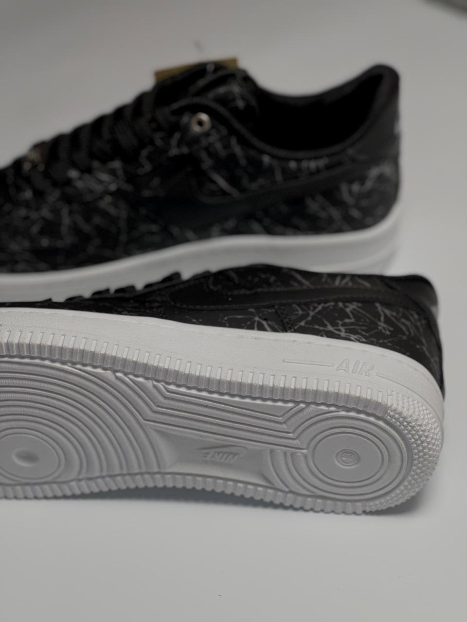 Nike Air Force 1 Black/White Paint Grey