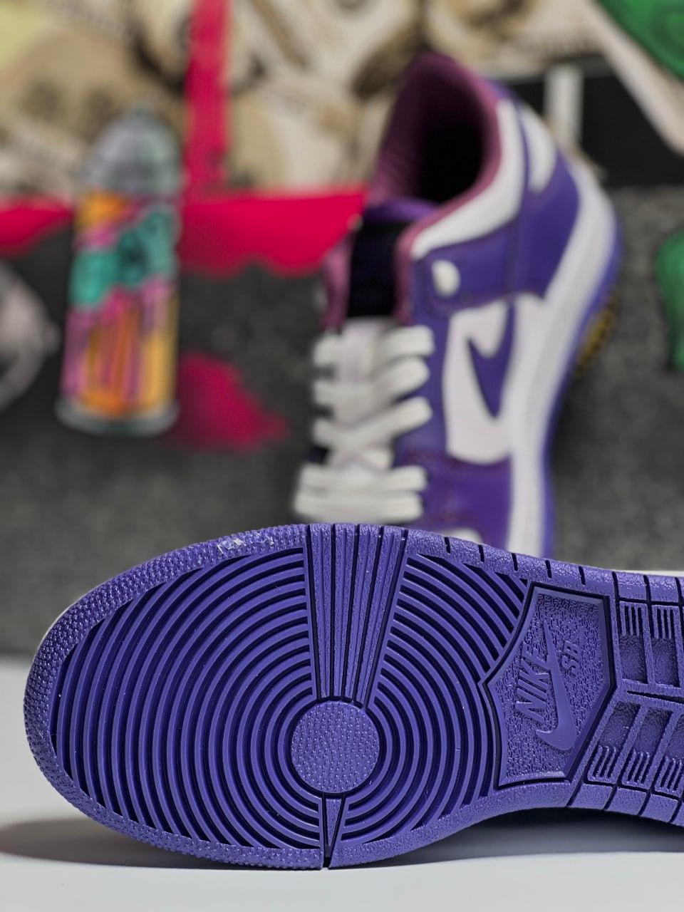 Nike SB Dunk Low White/Violet
