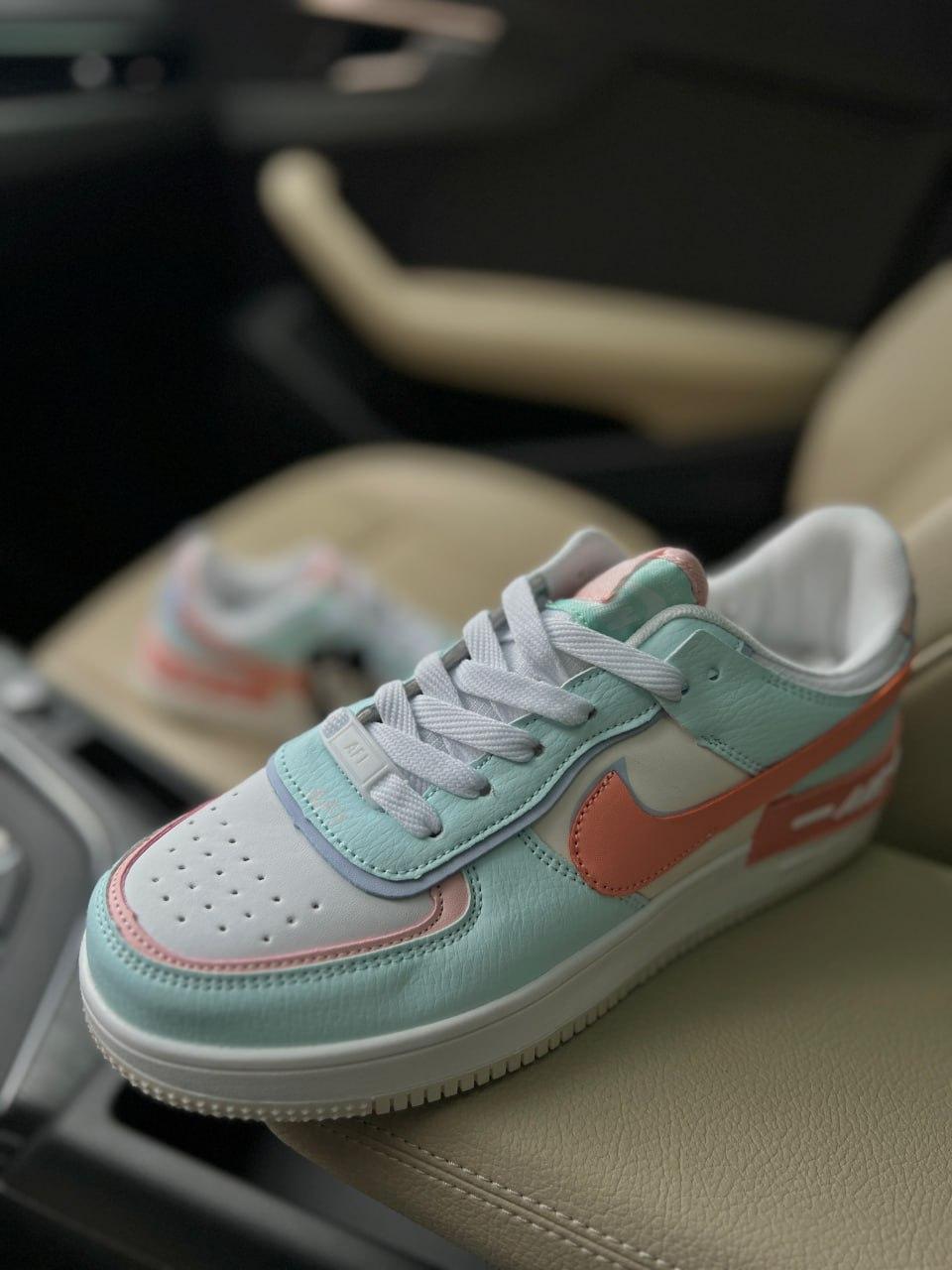 Nike Air Force 1 Shadow White/Turquoise