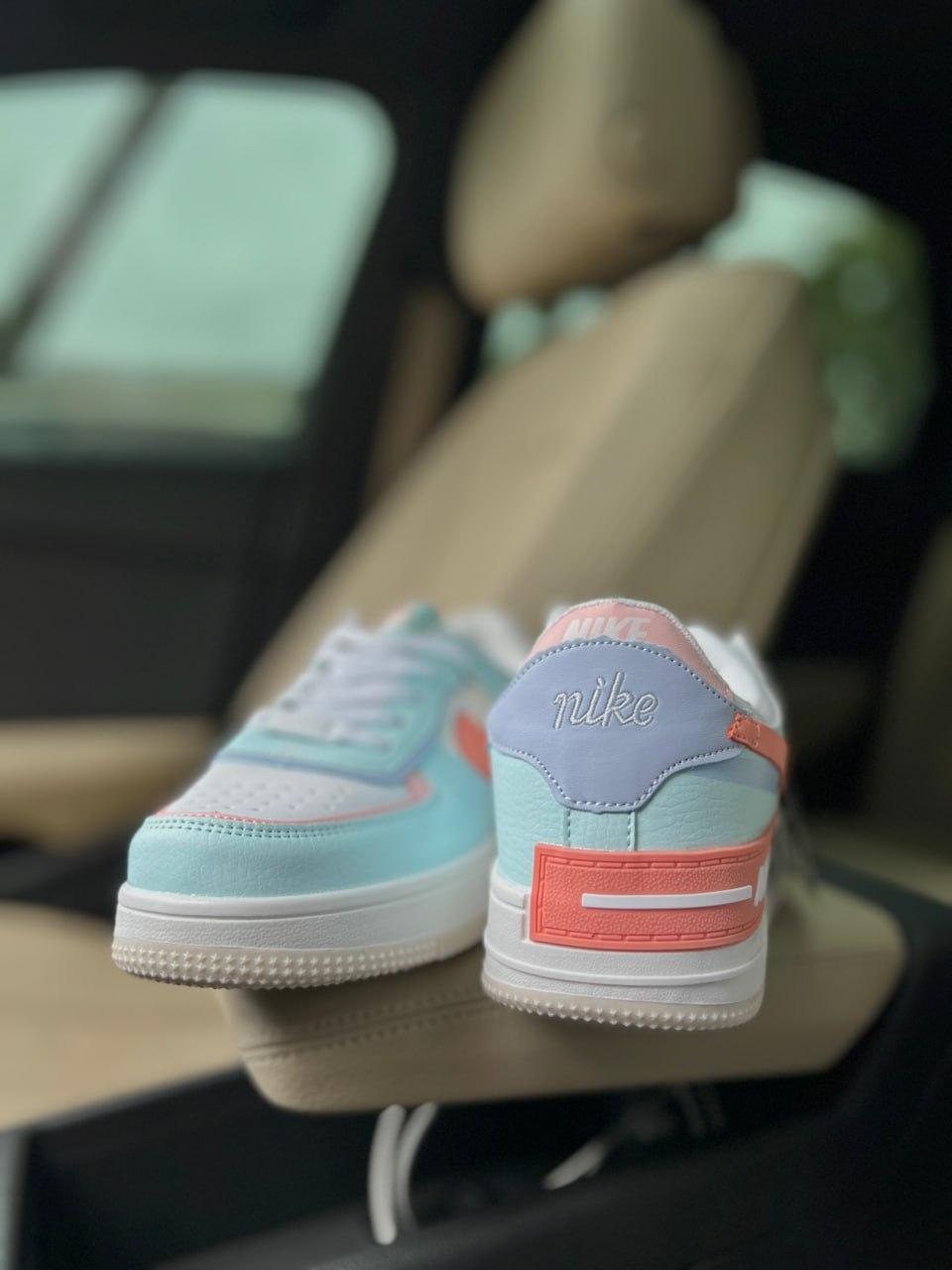 Nike Air Force 1 Shadow White/Turquoise