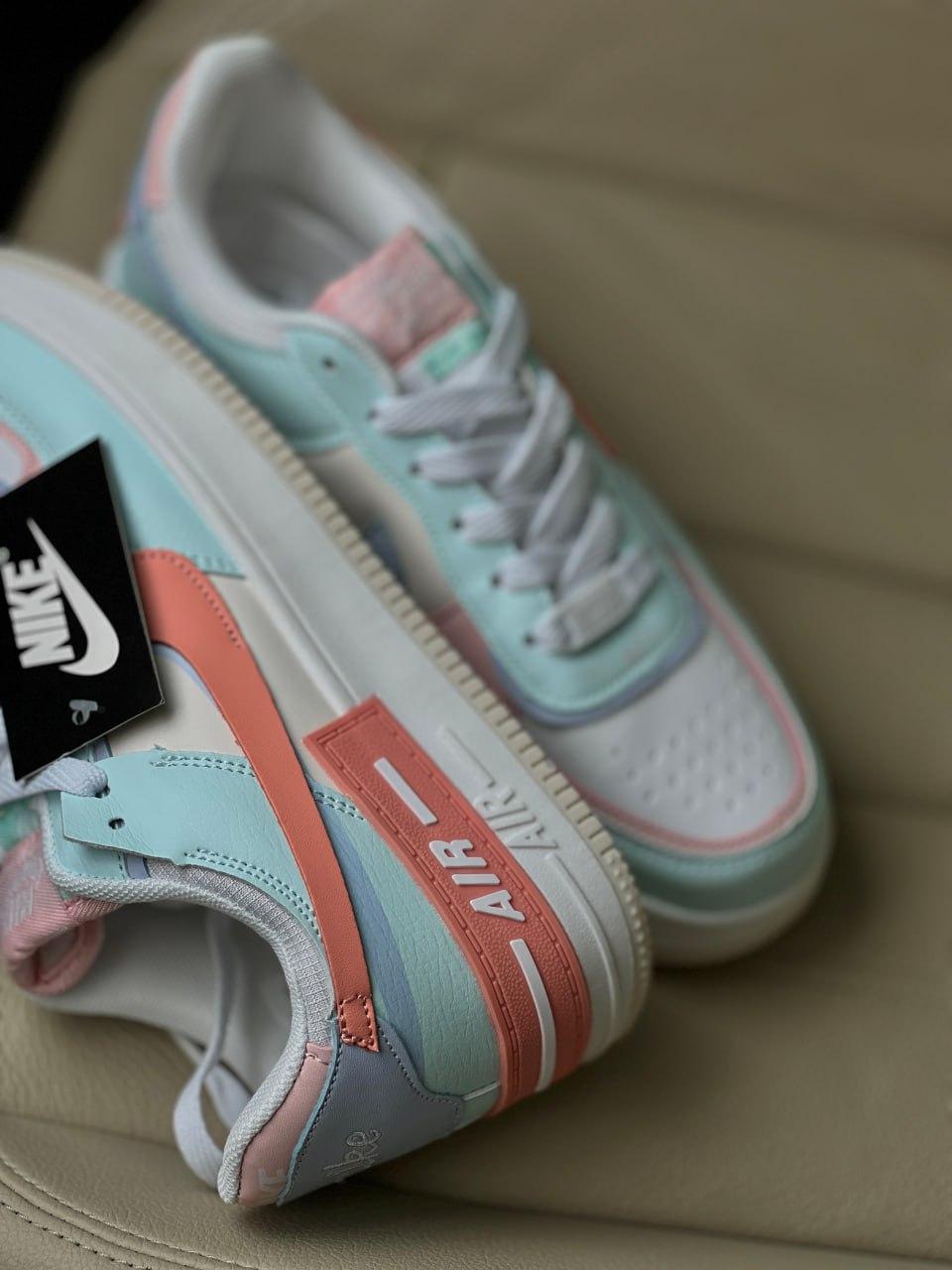 Nike Air Force 1 Shadow White/Turquoise