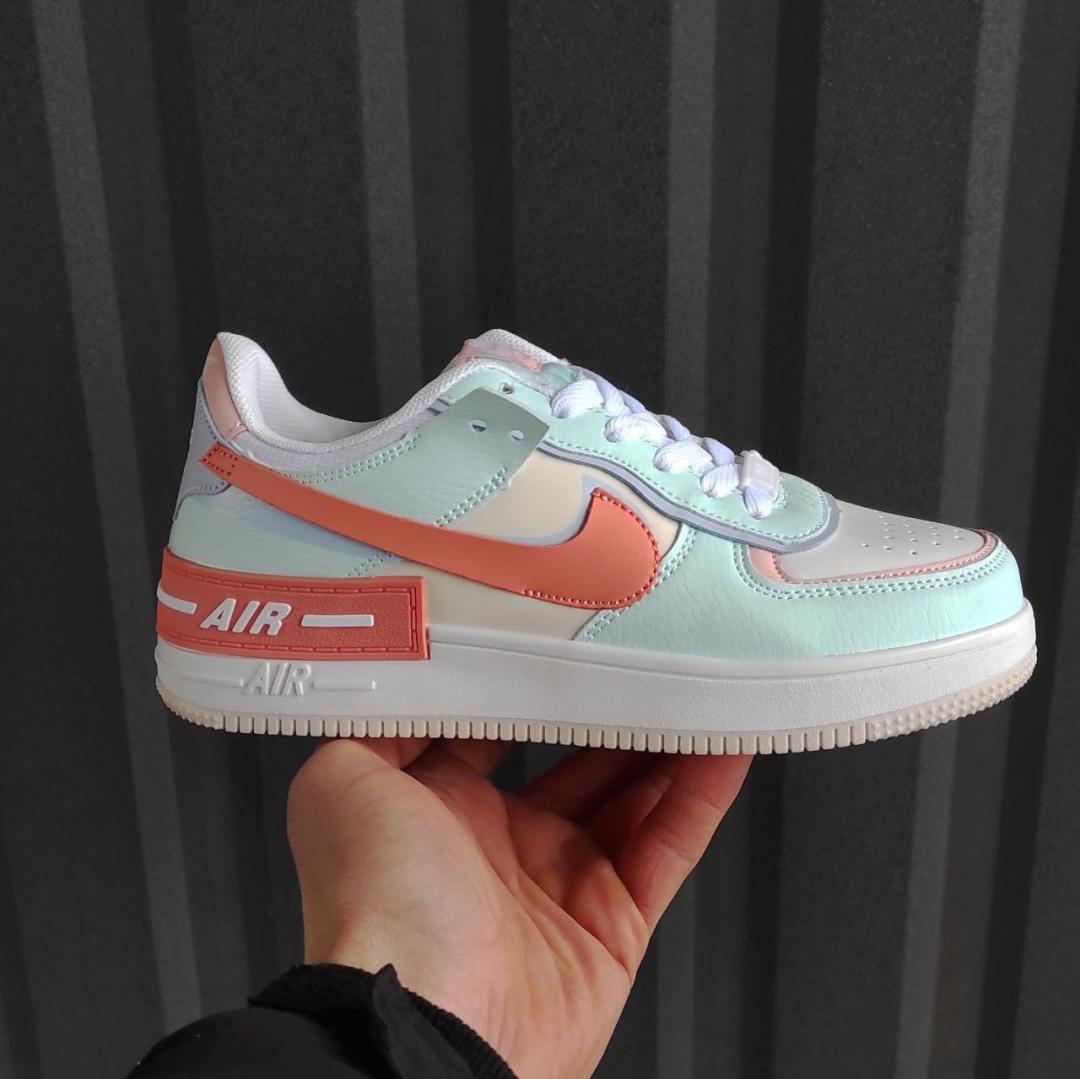 Nike Air Force 1 Shadow White/Turquoise