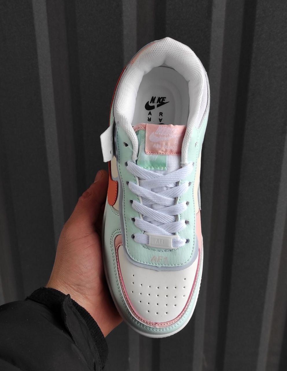 Nike Air Force 1 Shadow White/Turquoise