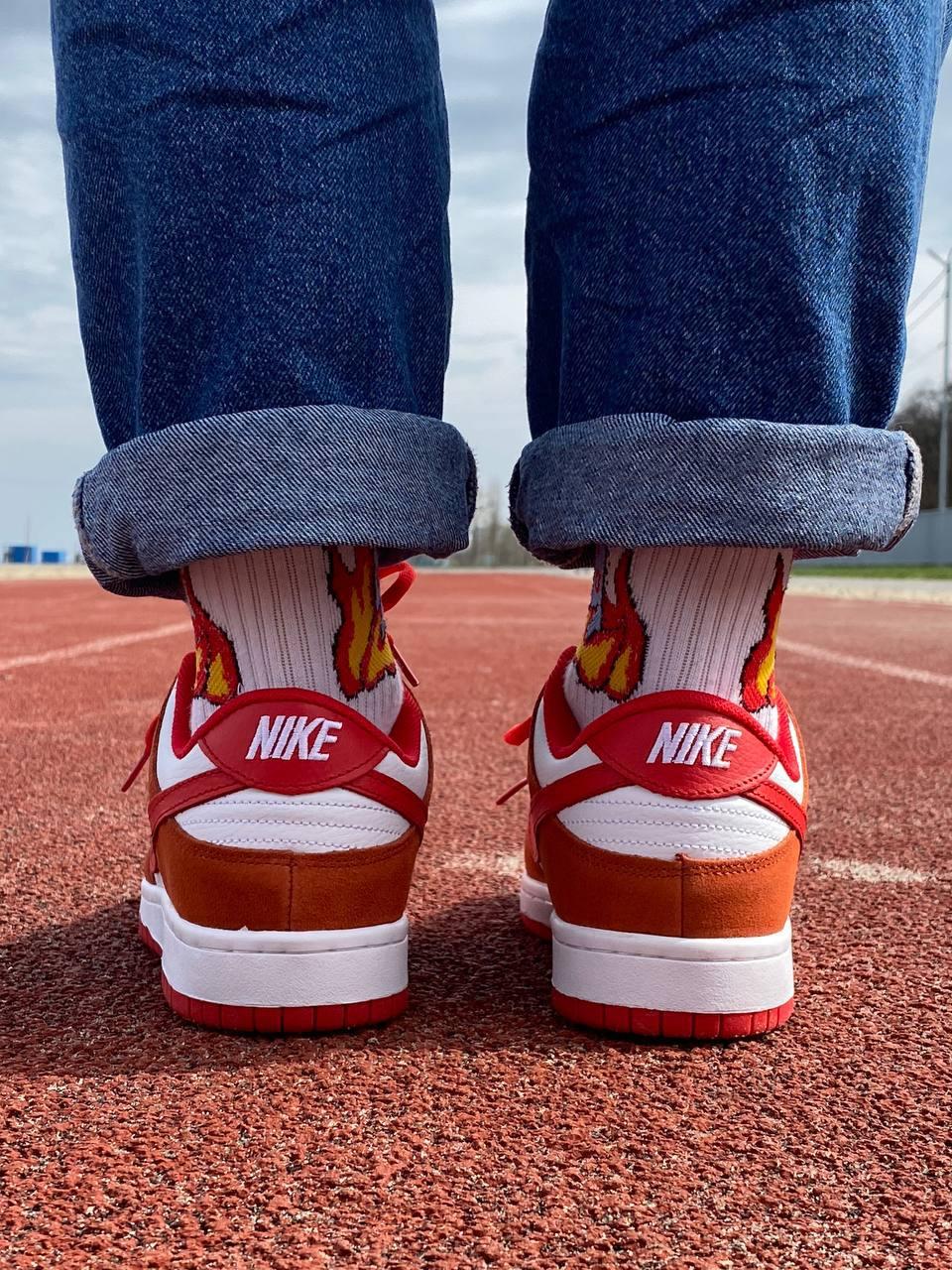 Nike SB Dunk Low White Orange