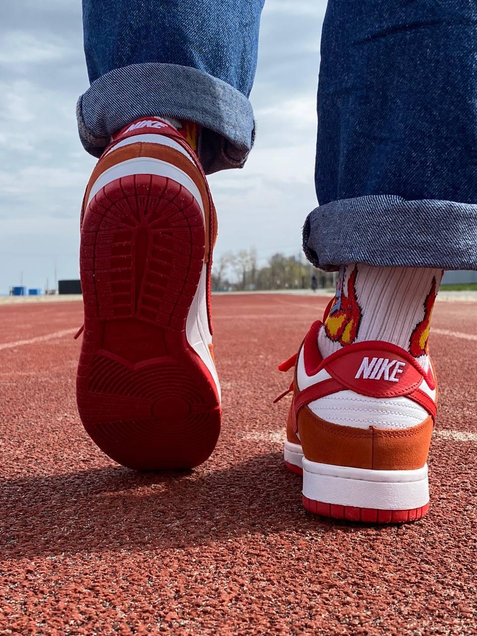 Nike SB Dunk Low White Orange