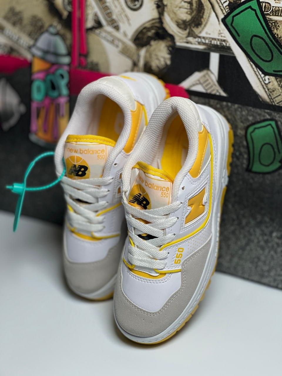 New Balance 550 White/Yellow