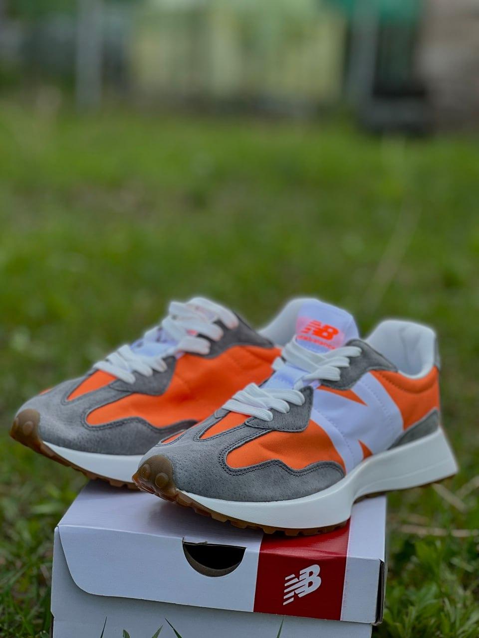 New Balance 327 Grey/Orange