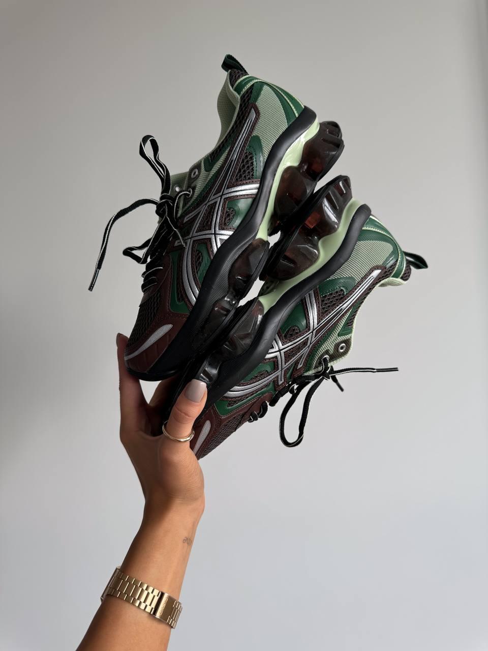 Asics Gel-Quantum Kinetic Green Brown Black