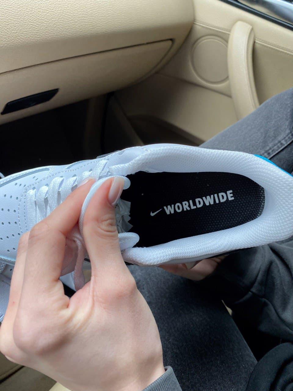 Nike Air Force 1 White Black Blue