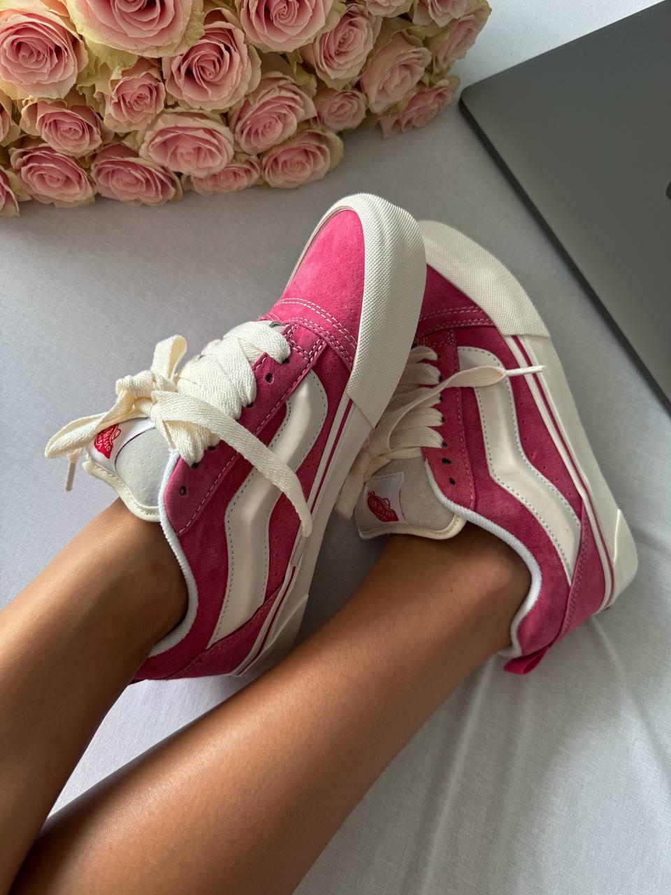 Vans KNU School Pink and White