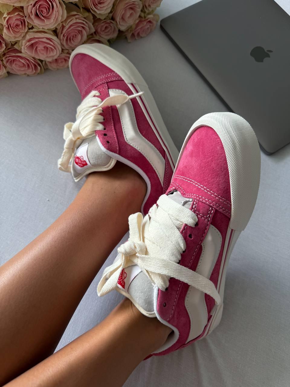 Vans KNU School Pink and White