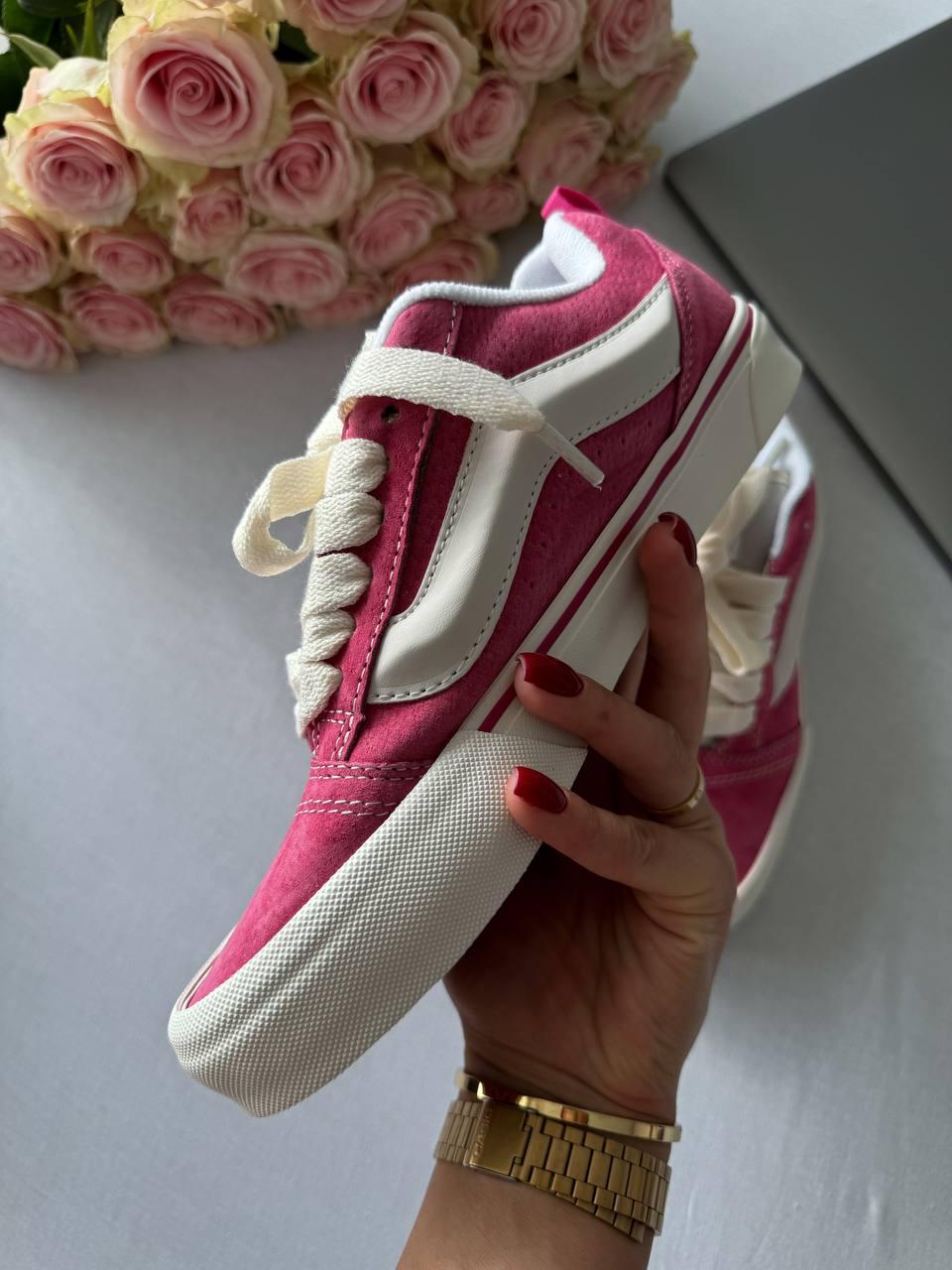 Vans KNU School Pink and White