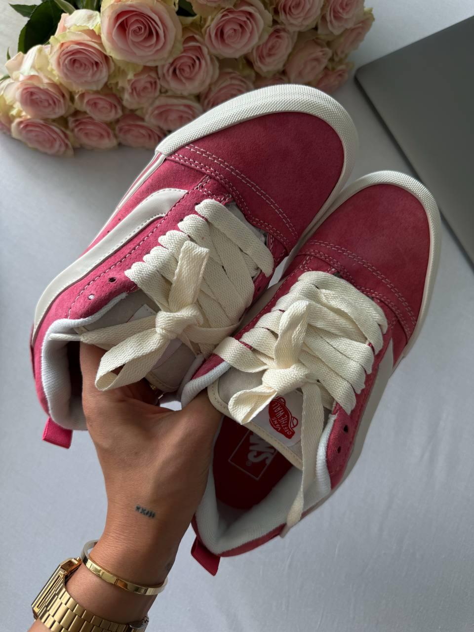 Vans KNU School Pink and White